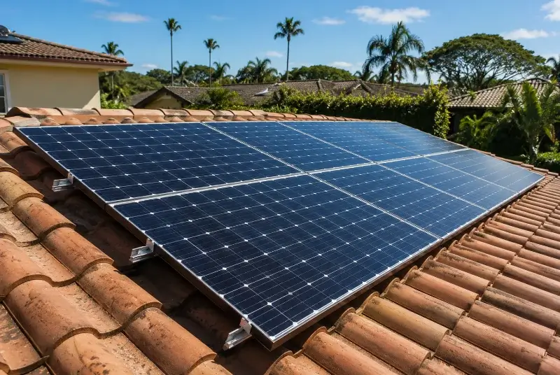 Installation de panneaux solaires à Lanneplaà